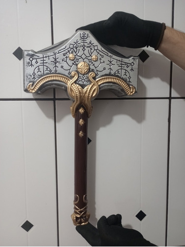 Mjornir/martelo Thor God Of War Ragnarok Cosplay - Corre Que Ta Baratinho